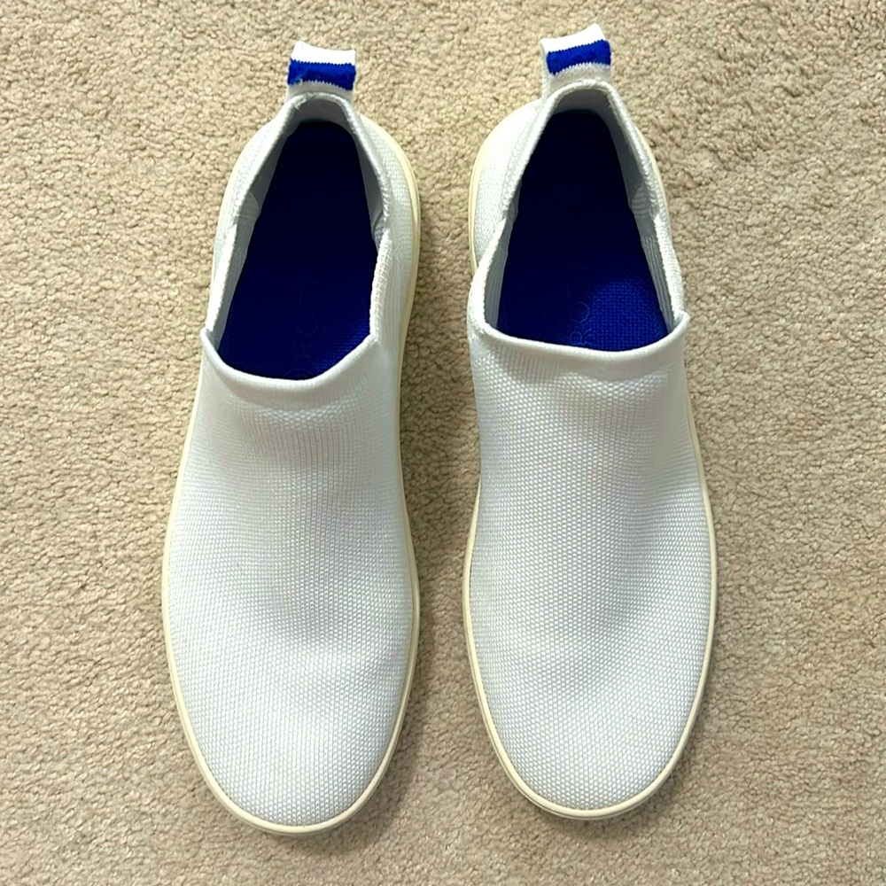 Rothys Chelsea white boot, very good condition, 9.5